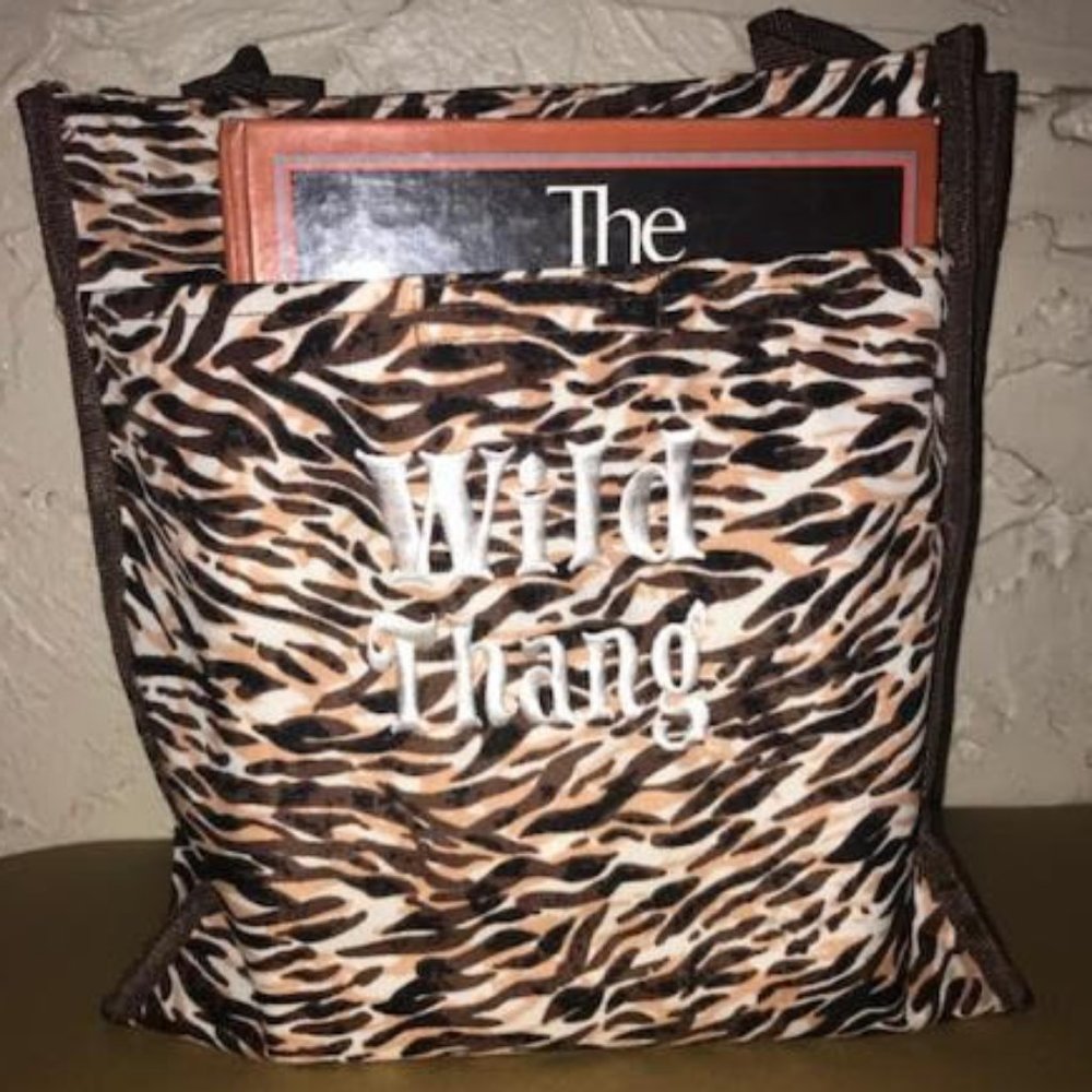 Wild Thang Gorgeous Brown Zebra Nylon bag *NWT*